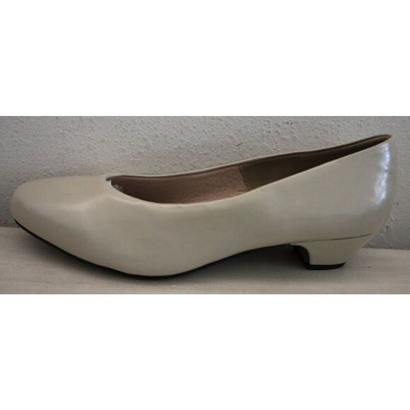 Soft Style x Hush Puppies H79652 Women's Sz 9 Natural/Beige Angel II Dress Pumps - Picture 7 of 8